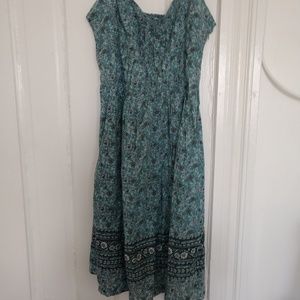 Blue floral dress Old Navy